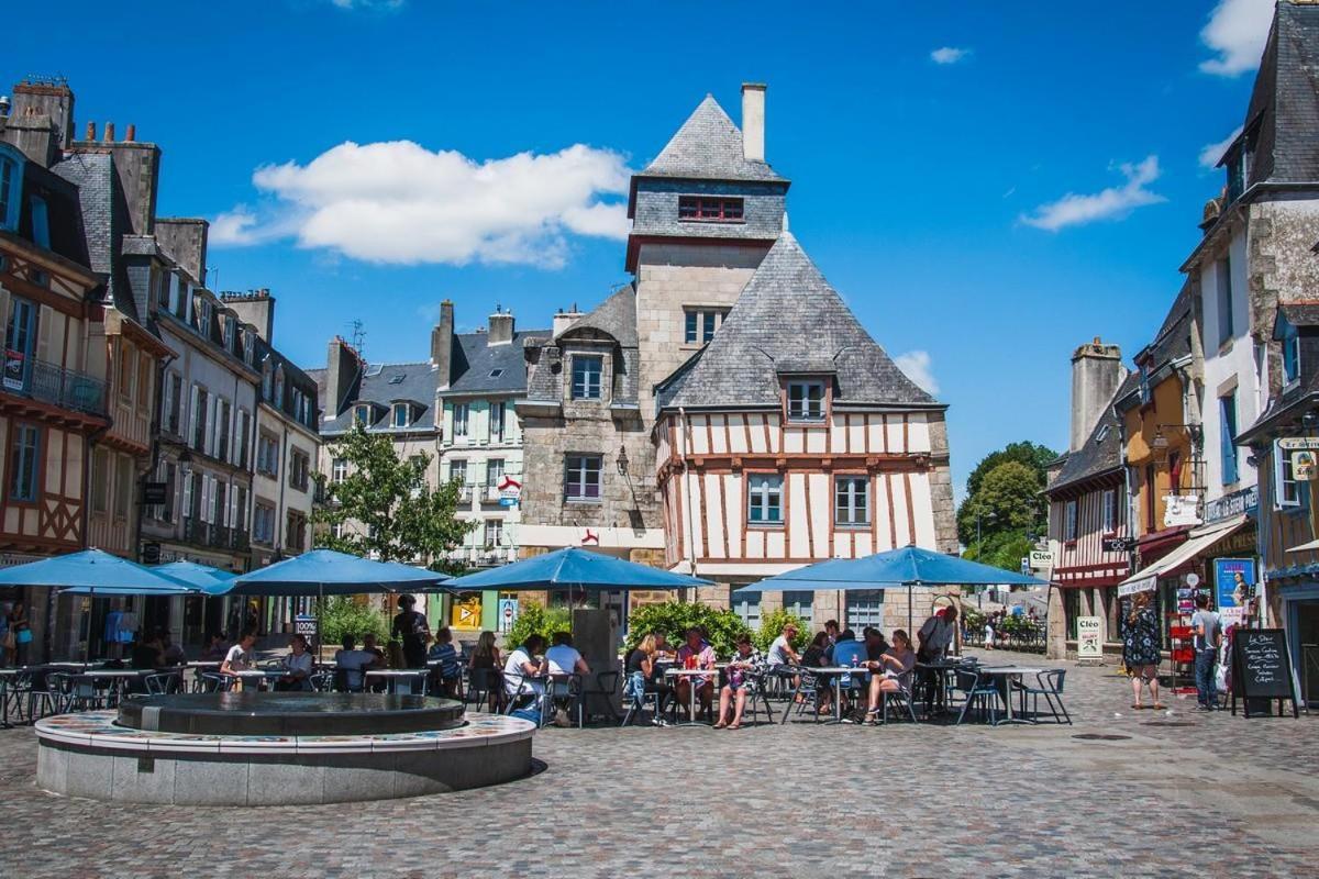 Quimper: T3 Avec Vue Cathedrale Proche Gare Apartment Luaran gambar
